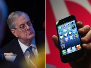 Koch Industries, the holding firm for David Koch and his brother, will buy Molex, which sells interconnection systems to automakers, mobile-phone companies and military customers. That includes Apple, which uses some Molex connectors for the iPhone 5, the top-selling smartphone. Source