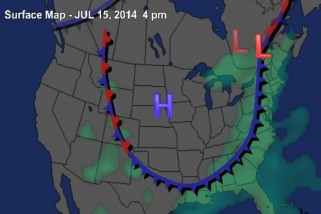 The jet stream is set to make a huge dip into the eastern U.S. this week.