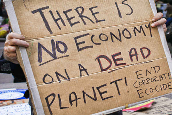 There is no economy on a dead planet!