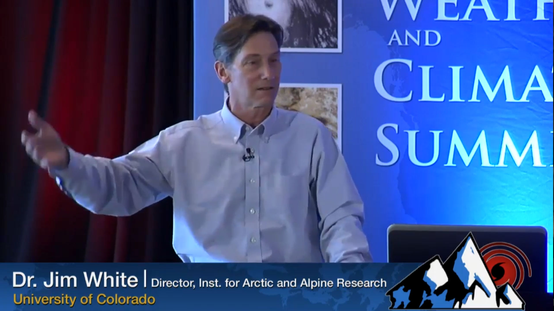 The talk was held in January 2017, is titled Greenland, CO2 and a Whole Lot of Worry.