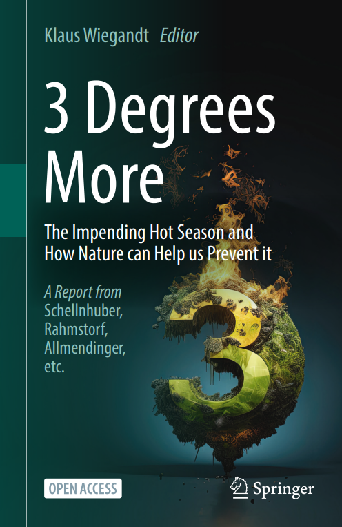 The title page of the 3 Degrees More report.