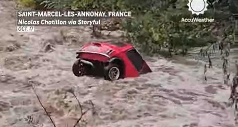 Flood extreme weather torrential rains.