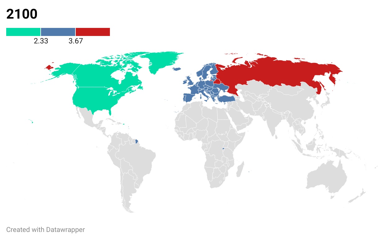 A possible geopolitical endgame in a world with rapid climate change.