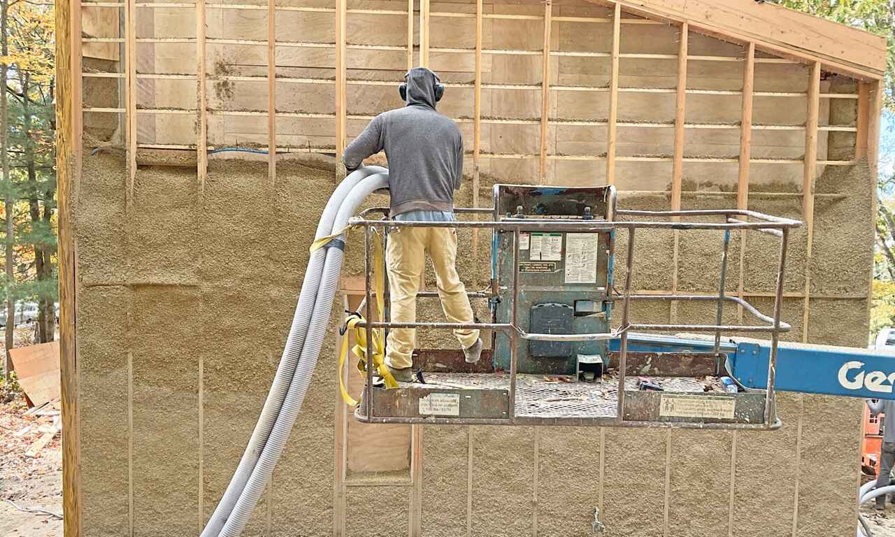 Hempcrete the near carbon negative insulation material